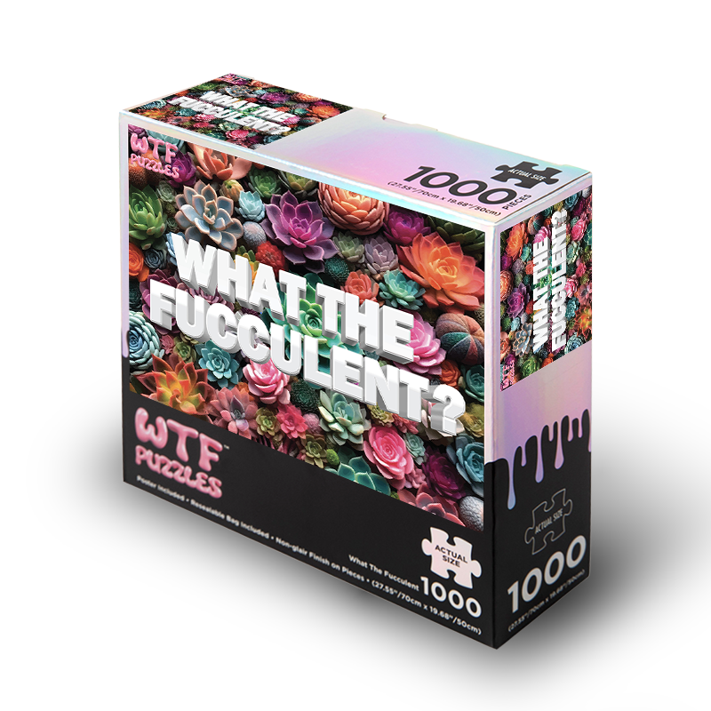 What The Fucculent | 1,000 Pieces