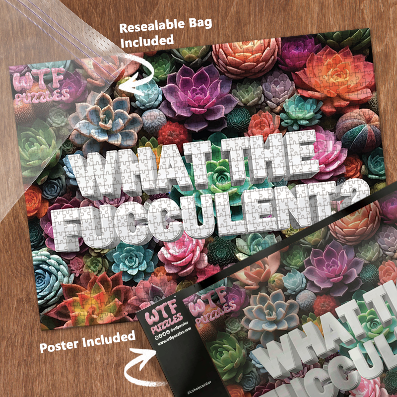 What The Fucculent | 1,000 Pieces