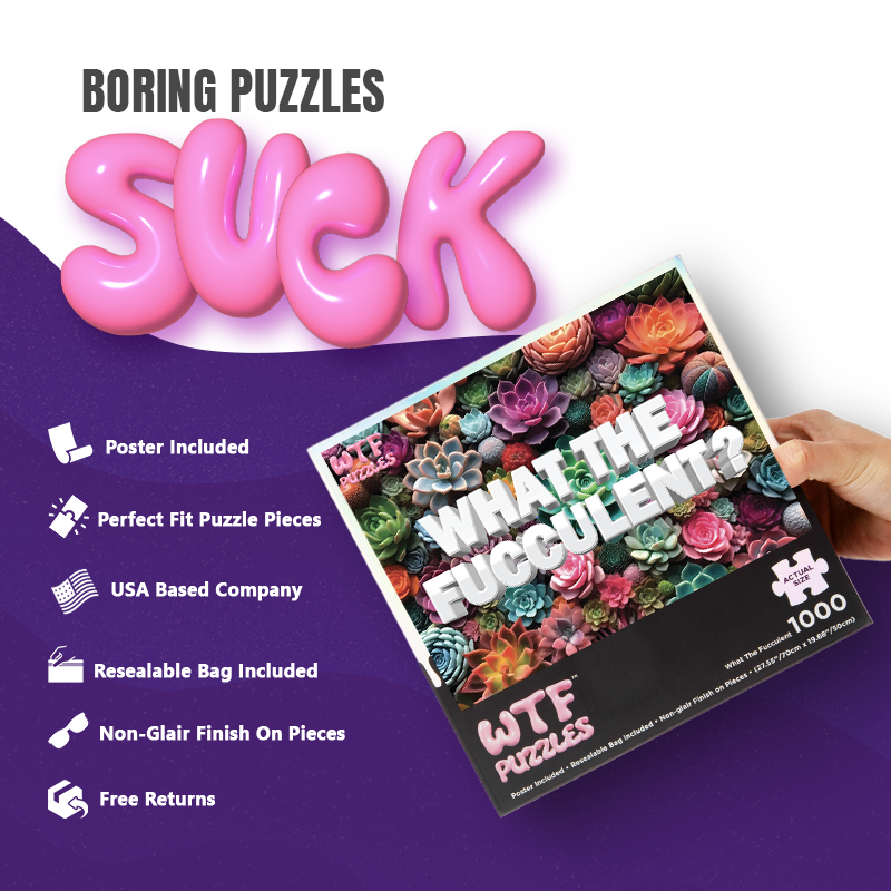 What The Fucculent | 1,000 Pieces