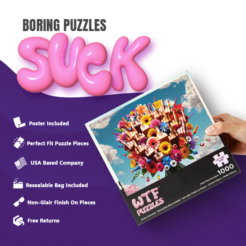 Fuck Off Flowers | 1,000 Pieces