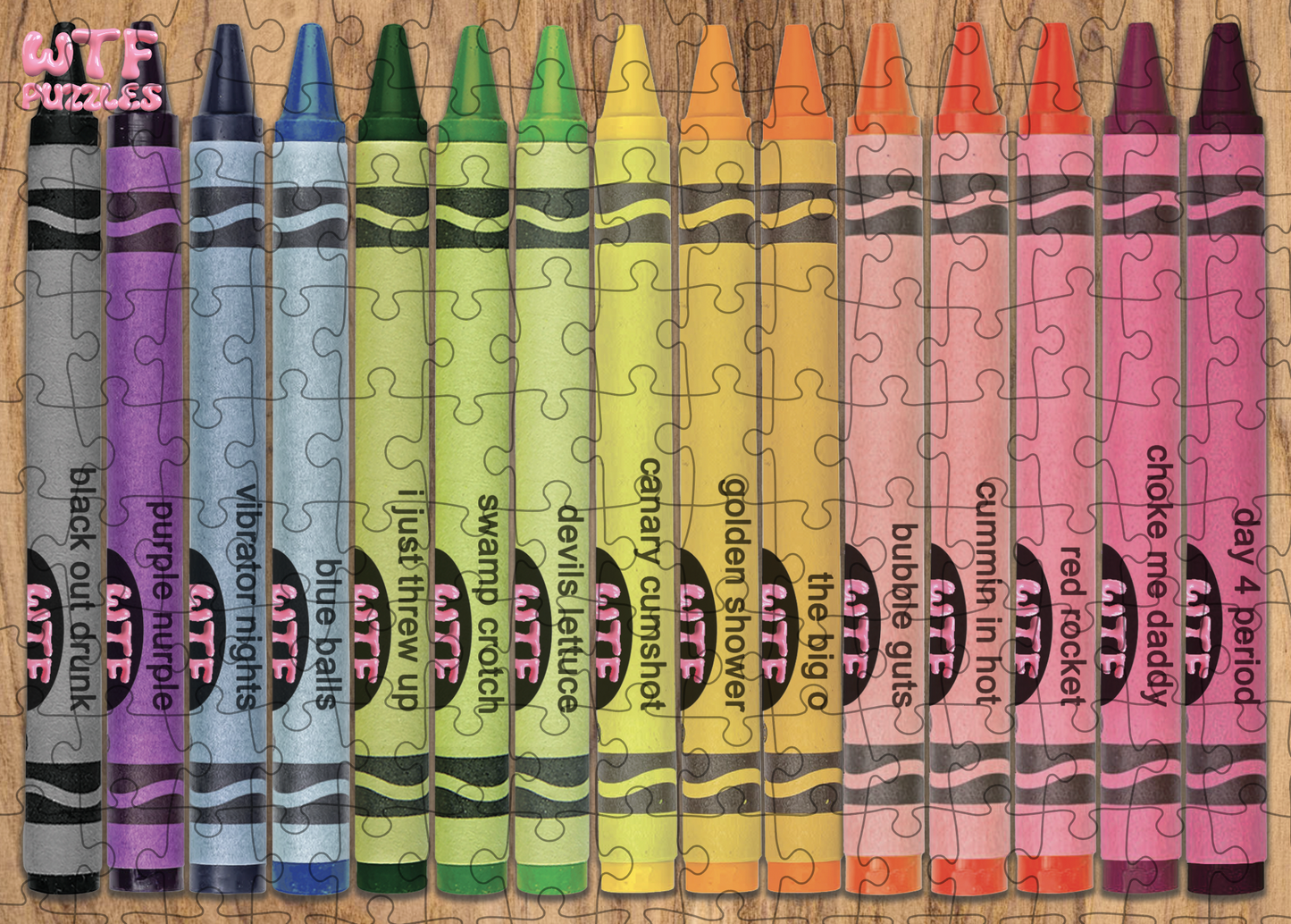 Digital - Colonoscopy Crayons Jigsaw Puzzle WTF Puzzles