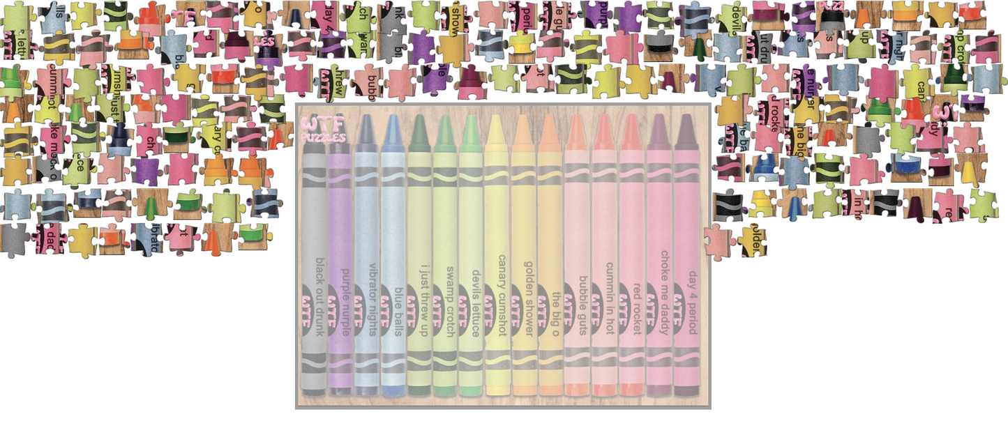 Digital - Colonoscopy Crayons Jigsaw Puzzle WTF Puzzles