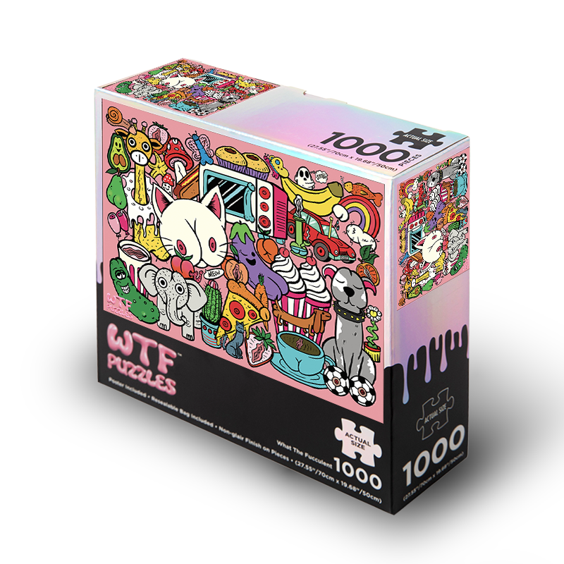 Dirty Doodles 1000-piece jigsaw puzzle box