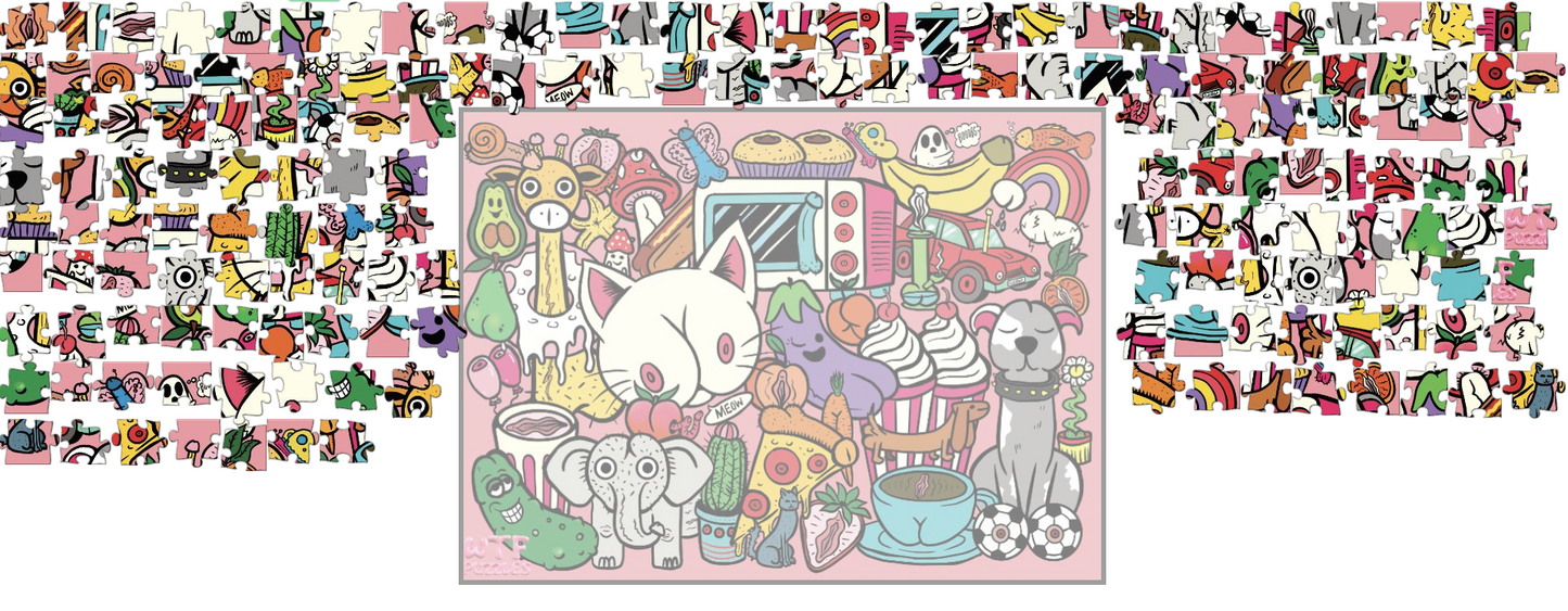 Digital - Dirty Doodles Jigsaw Puzzle WTF Puzzles