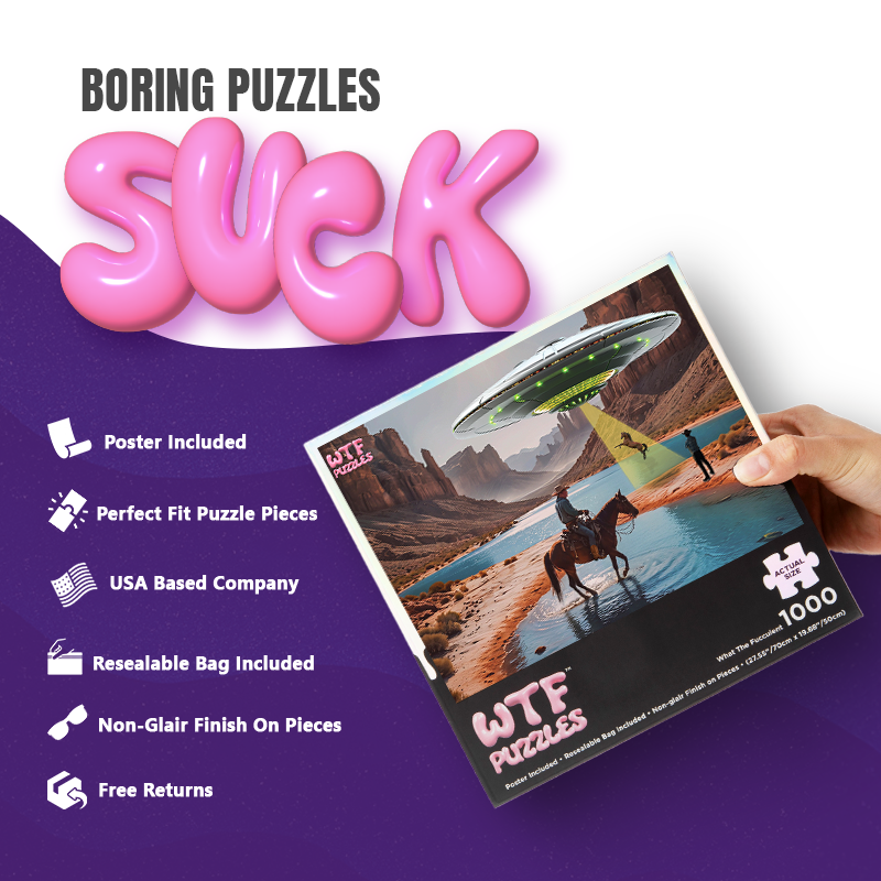 Horsing Around 1000-piece jigsaw puzzle for adults