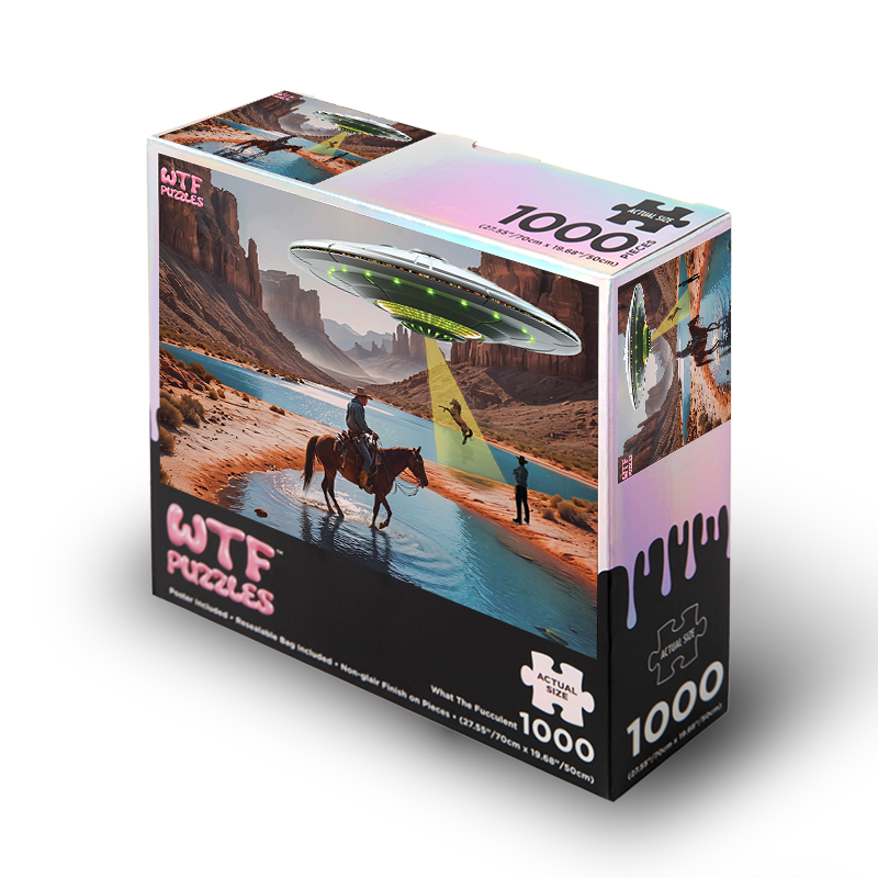 Horsing Around 1000-piece jigsaw puzzle box