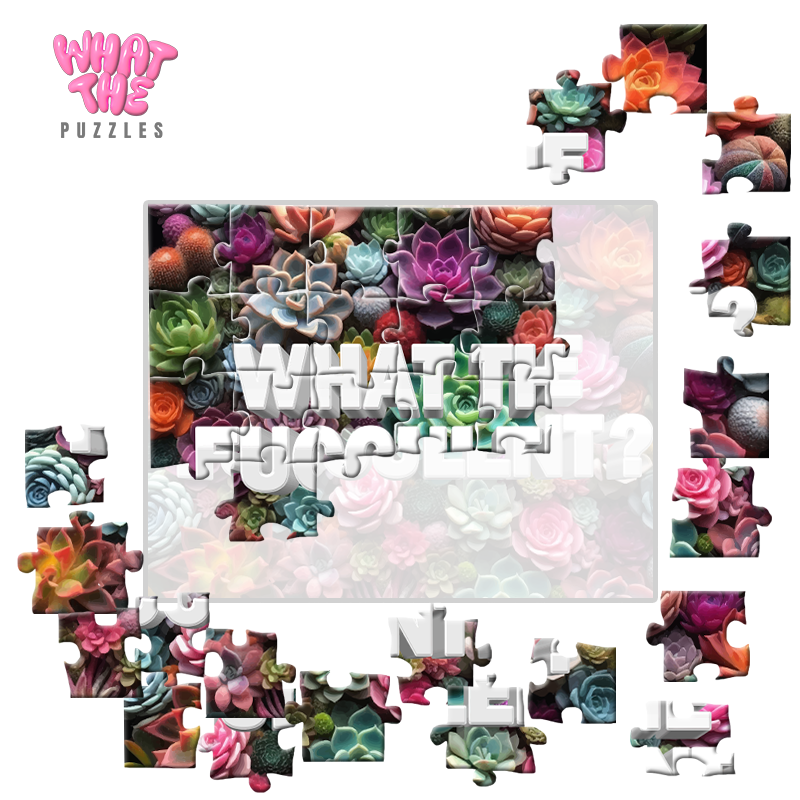 Digital - What The Fucculent Jigsaw Puzzle WTF Puzzles