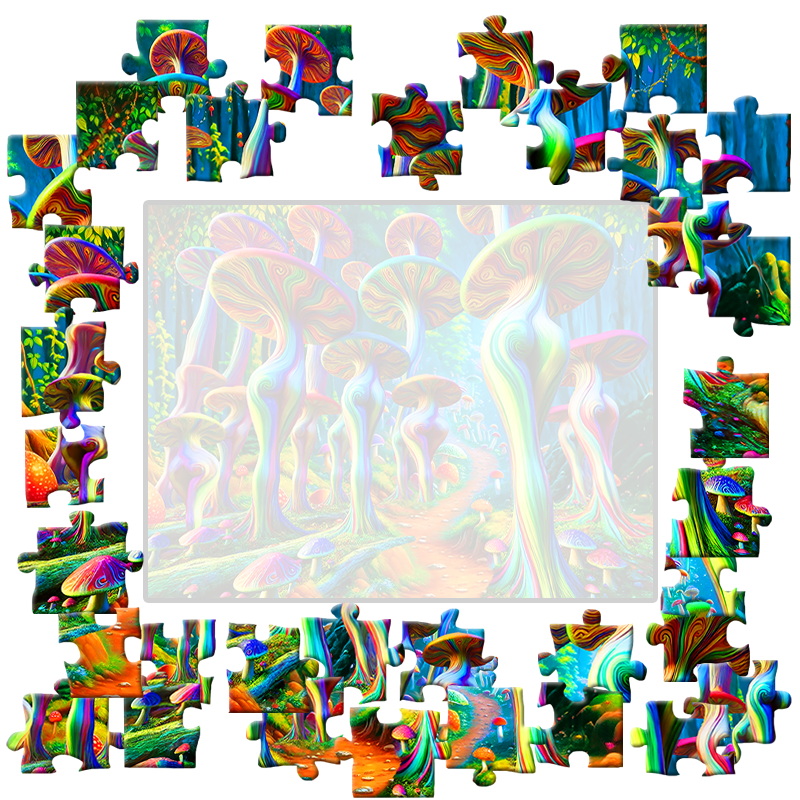 Digital - Butt Shrooms Jigsaw Puzzle WTF Puzzles