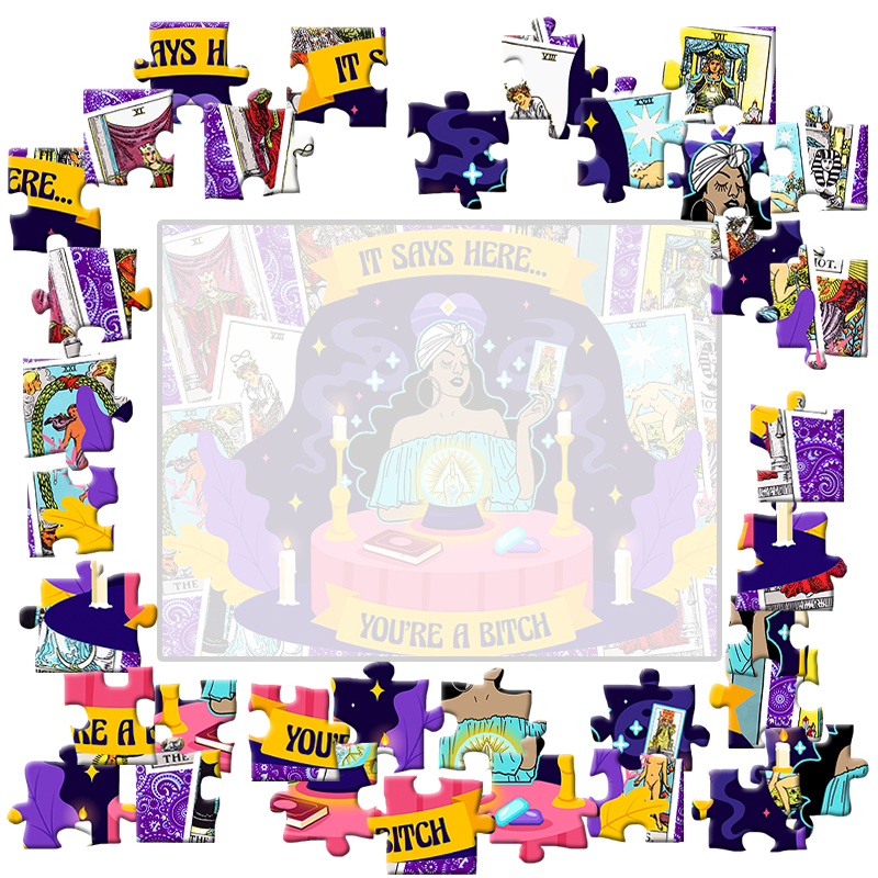 Digital - Tarot Bitch Jigsaw Puzzle WTF Puzzles