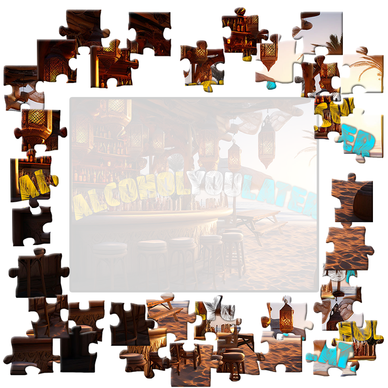 Digital - Alcoholyoulater Jigsaw Puzzle WTF Puzzles