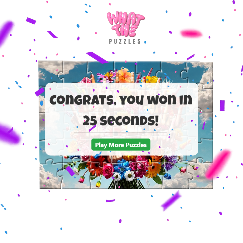 Digital - Fuck Off Flowers Jigsaw Puzzle WTF Puzzles