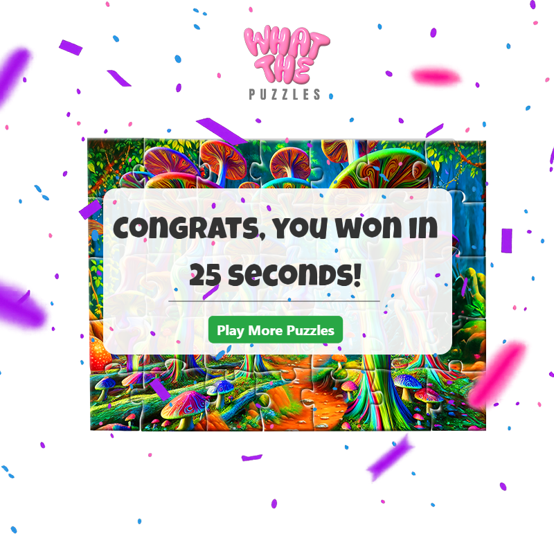 Digital - Butt Shrooms Jigsaw Puzzle WTF Puzzles