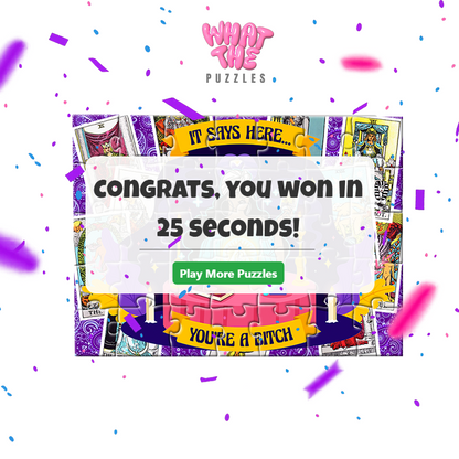 Digital - Tarot Bitch Jigsaw Puzzle WTF Puzzles