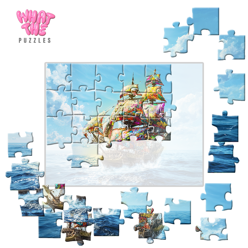 Digital - Boat Load Of Sea Men Jigsaw Puzzle WTF Puzzles