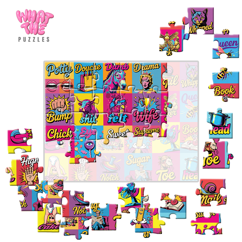 Digital - High-Gloss Low-Brow Jigsaw Puzzle WTF Puzzles
