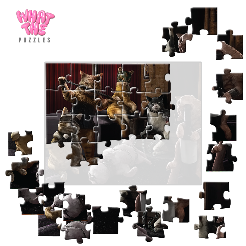 Digital - Hisses And Kisses Jigsaw Puzzle WTF Puzzles