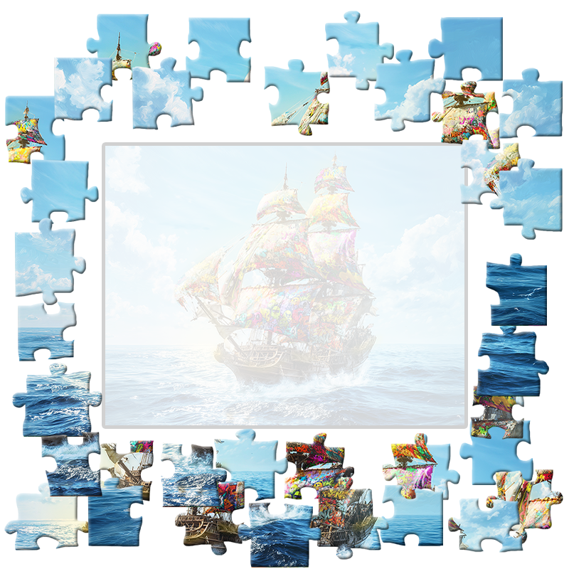 Digital - Boat Load Of Sea Men Jigsaw Puzzle WTF Puzzles