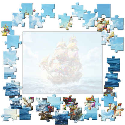 Digital - Boat Load Of Sea Men Jigsaw Puzzle WTF Puzzles