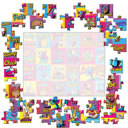 Digital - High-Gloss Low-Brow Jigsaw Puzzle WTF Puzzles
