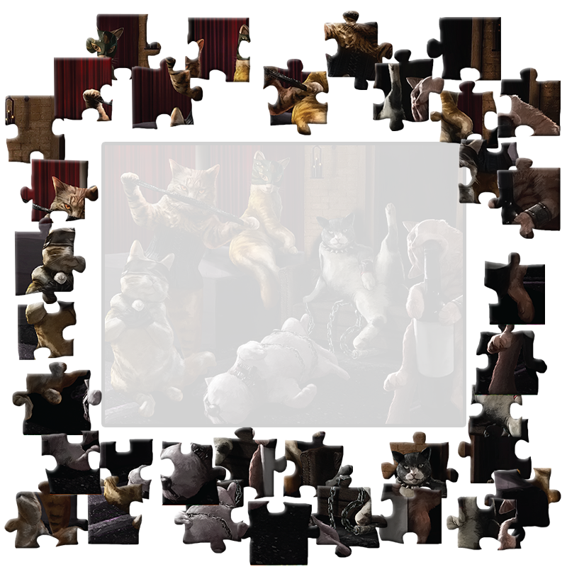 Digital - Hisses And Kisses Jigsaw Puzzle WTF Puzzles