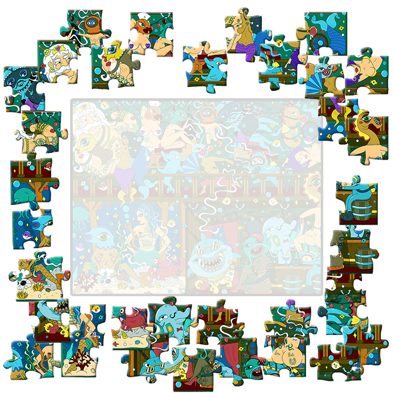 Digital - The Clam Jam Jigsaw Puzzle WTF Puzzles