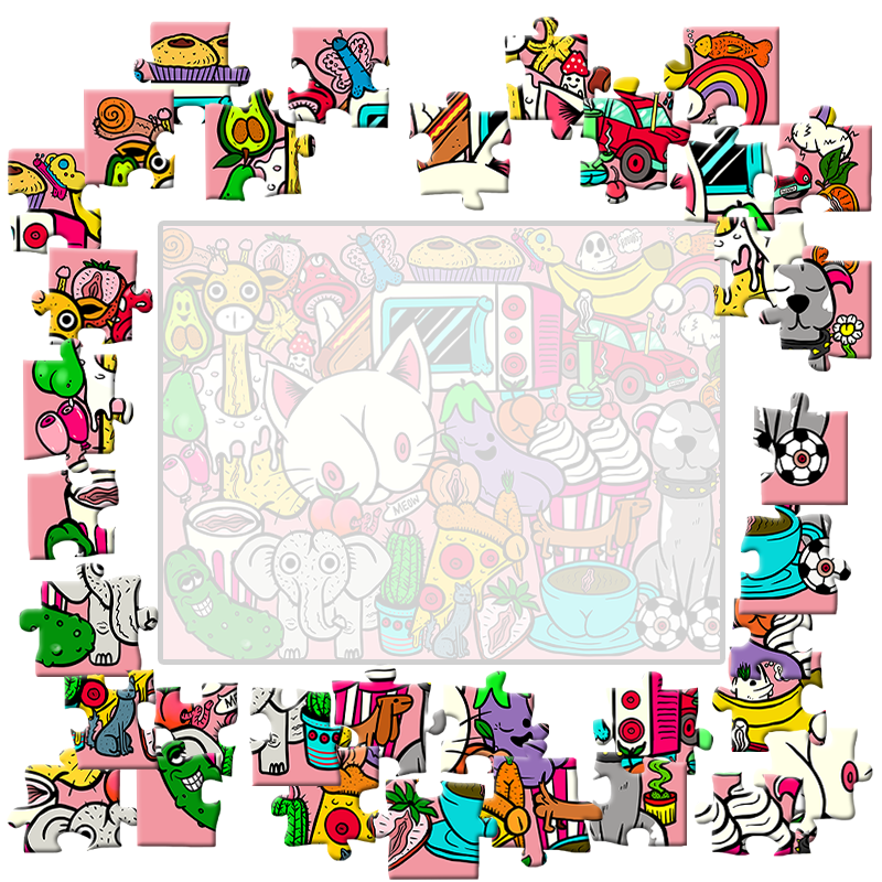 Digital - Dirty Doodles Jigsaw Puzzle WTF Puzzles
