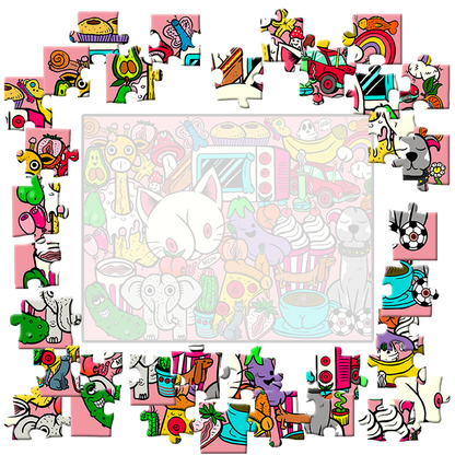Digital - Dirty Doodles Jigsaw Puzzle WTF Puzzles