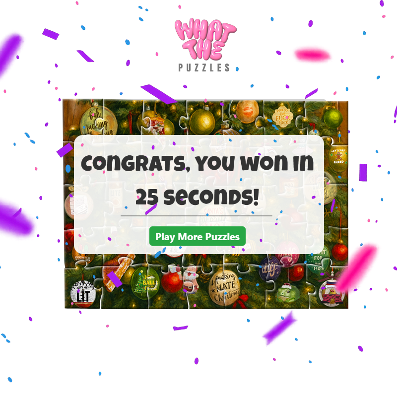 Digital - Deck The Balls Jigsaw Puzzle WTF Puzzles