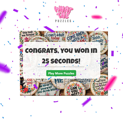 Digital - Get Your Stitch Together Jigsaw Puzzle WTF Puzzles