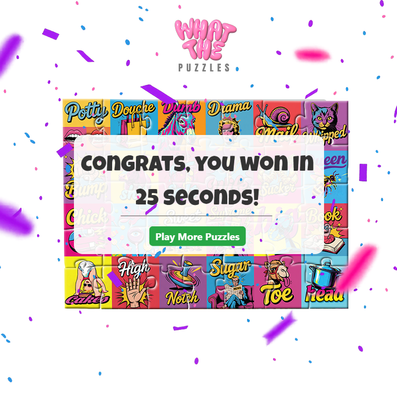 Digital - High-Gloss Low-Brow Jigsaw Puzzle WTF Puzzles