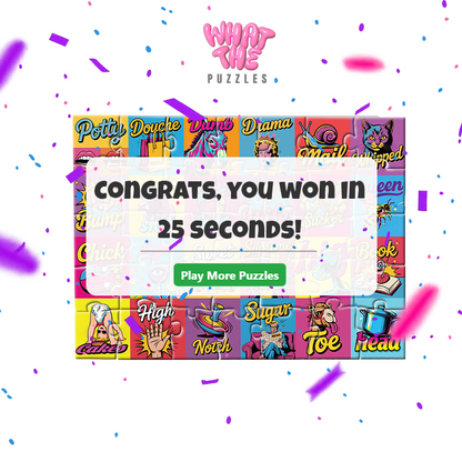 Digital - High-Gloss Low-Brow Jigsaw Puzzle WTF Puzzles