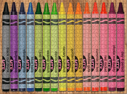 Digital - Colonoscopy Crayons Jigsaw Puzzle WTF Puzzles