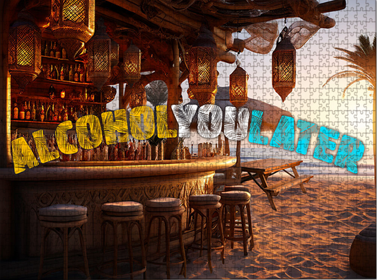 Digital - Alcoholyoulater Jigsaw Puzzle WTF Puzzles