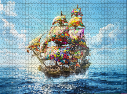 Digital - Boat Load Of Sea Men Jigsaw Puzzle WTF Puzzles