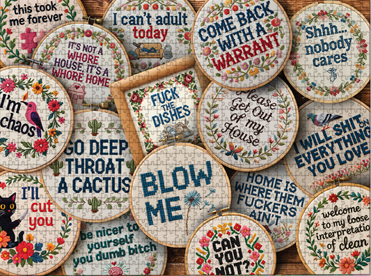 Digital - Get Your Stitch Together Jigsaw Puzzle WTF Puzzles